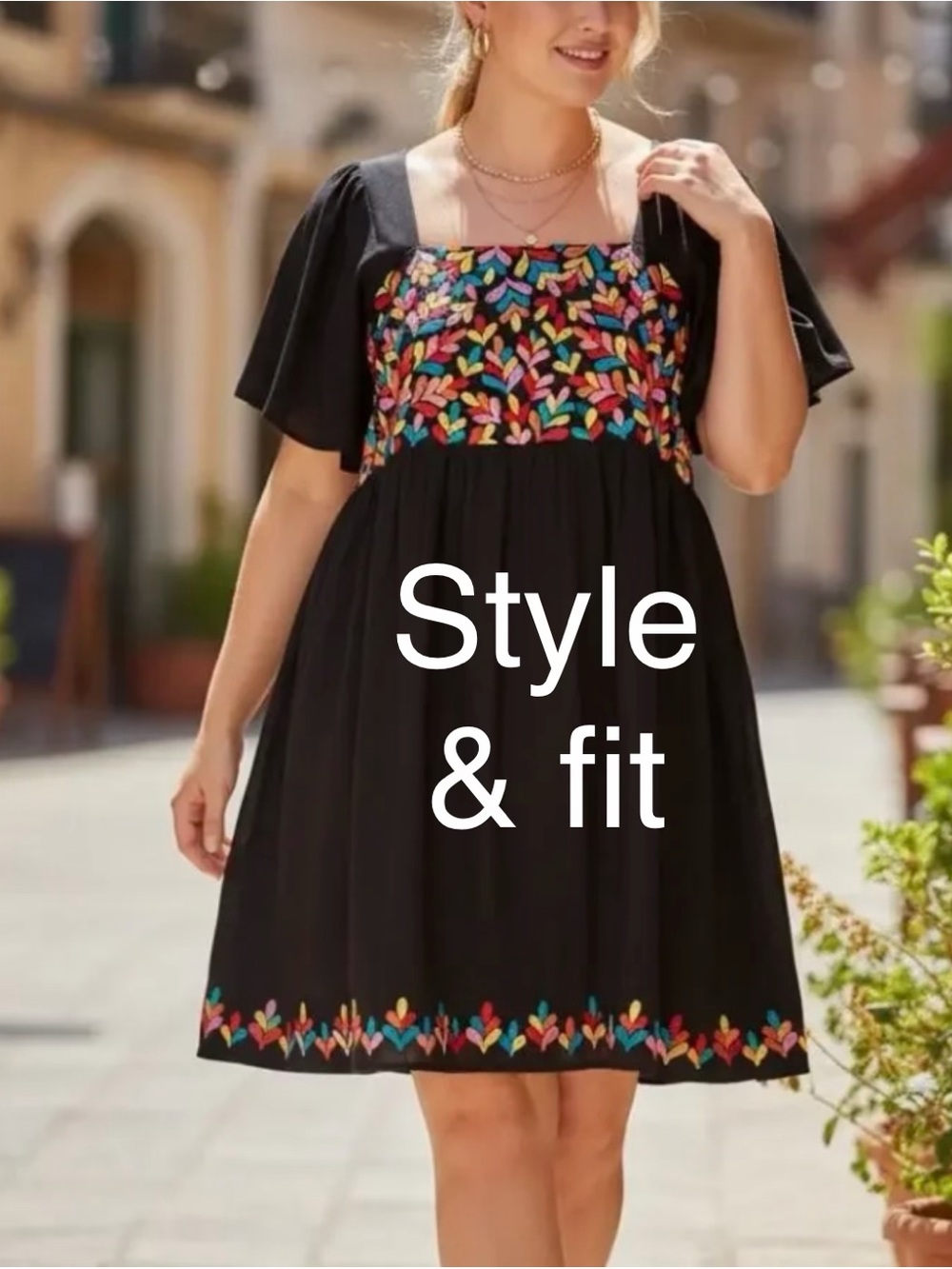 NWOT Savanna Jane Embroidered Boho Tunic, Dress, or Swimsuit Coverup 2X - Picture 5 of 5